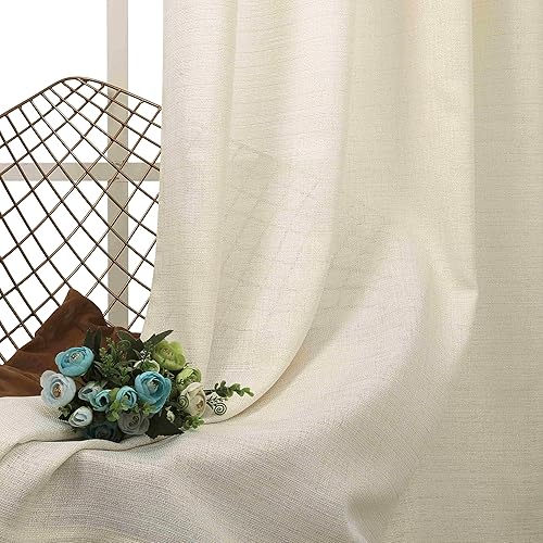 Miniatura 7 de Cortinas semi translúcidas con brillantina y bolsillo para barra de cortina