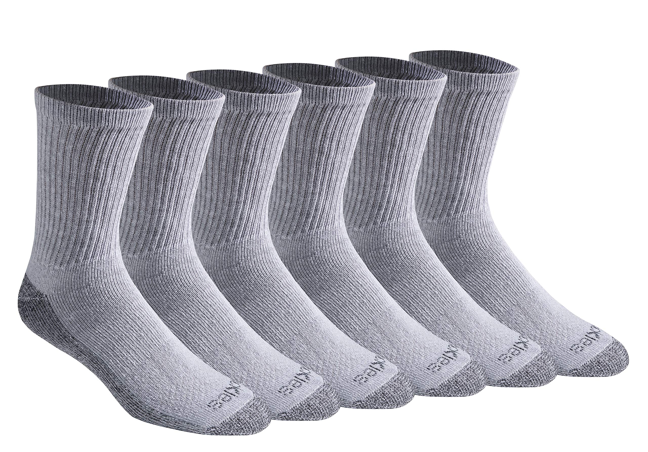 Dickiesmens Dri-tech Moisture Control Comfort Length Crew Socks (6 & 12 Pairs) Socks