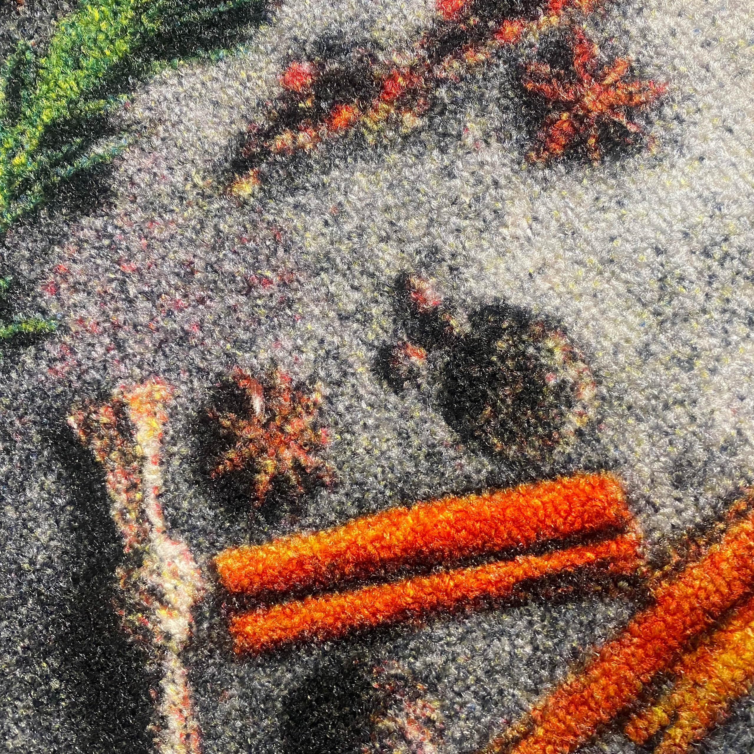 CARPETIA Tapis de Cuisine Coureur pour Cuisine 80 x 150 cm Épices Herbes Bâtons de Cannelle Vaisselle Cuillère antidérapant Lavable