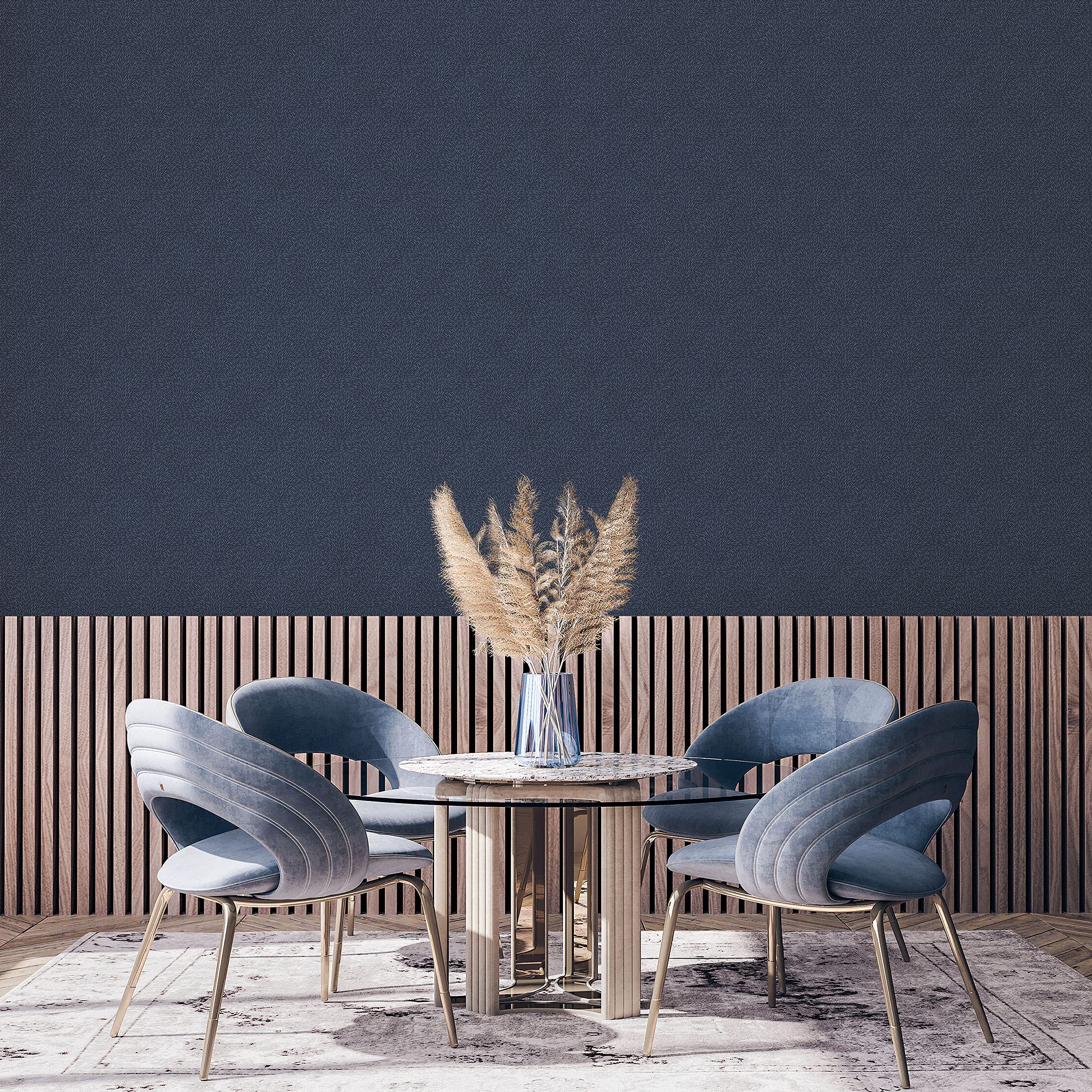 Galerie G56607 TexStyle Collection, Hedgehog Design Wallpaper, Navy, 10m x 53cm, 1000 x 53 cm - Image 2