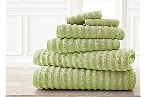 Luxury Quick-Dry 100% Combed Cotton Wavy Sonoma Towels