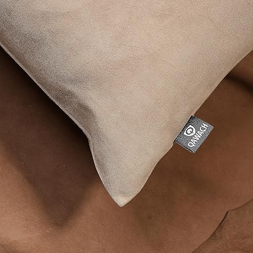 Miniatura 3 de Funda de almohada de gamuza de piel de cordero  Funda decorativa para cojín de sofá  Fundas decorativas para sala de estar y dormitorio, 14 x 14