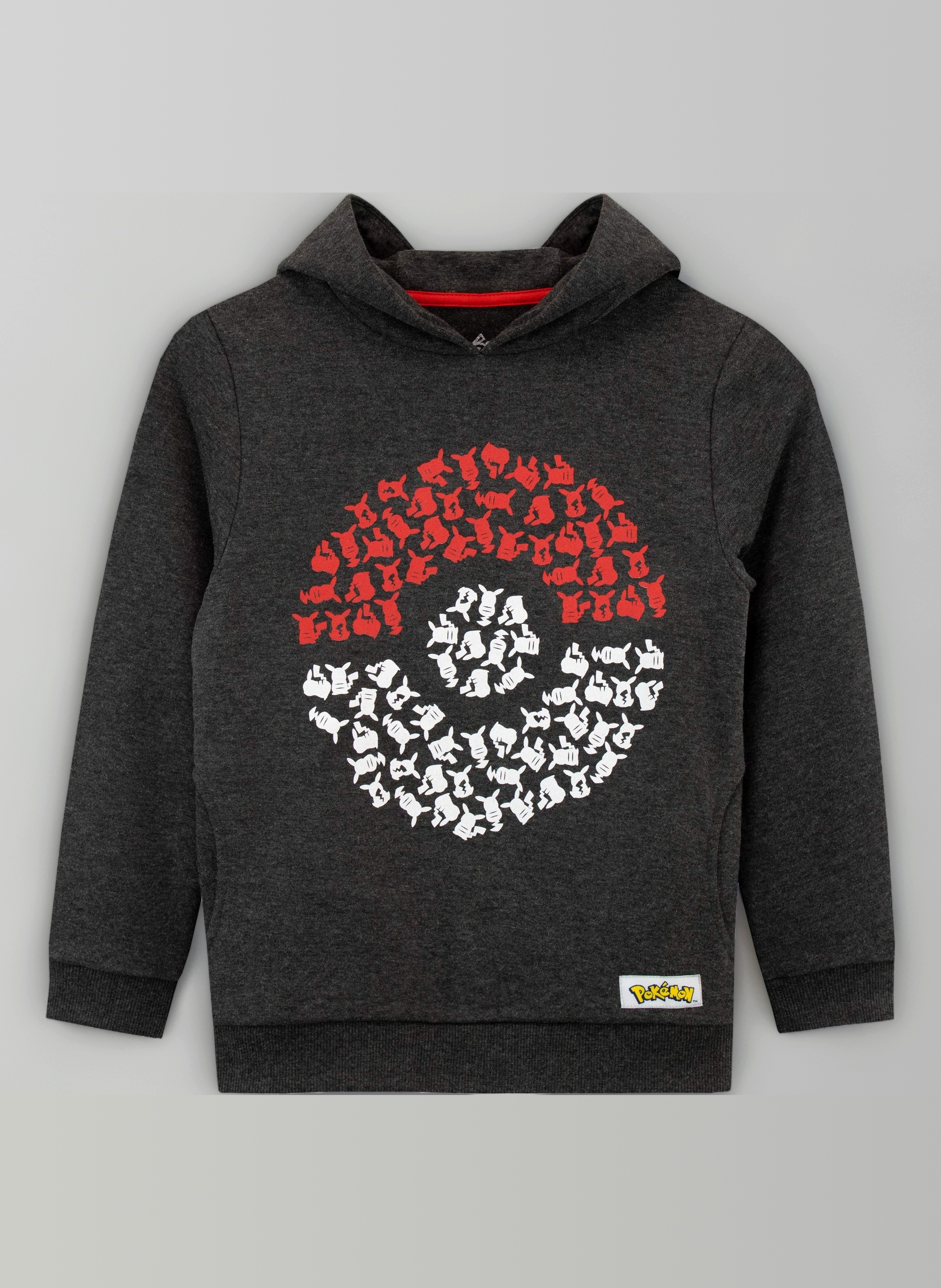 Pokémon Hoodie for Boys | Pikachu Kids Hoody with Pokeball Design