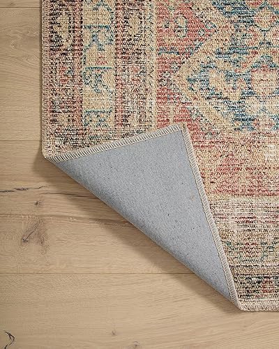 Miniatura 10 de Loloi Angela Rose x Loloi Aubrey Collection AUB-03 - Alfombra decorativa de 3 pies 9 pulgadas x 5 pies 6 pulgadas, océanoespecias