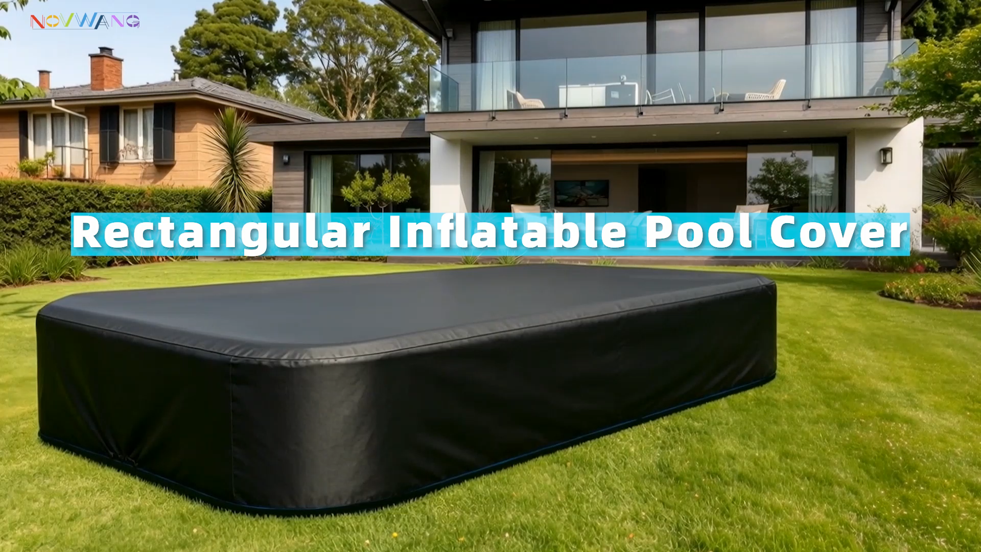 Cobertor Inflable Rectangular para Piscinas 120x72x20 in miniatura 7
