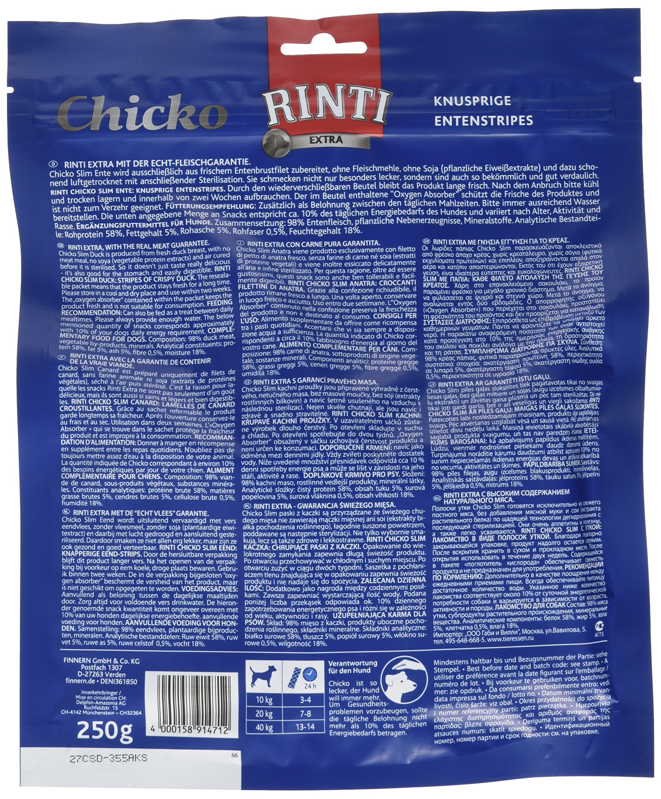 Rinti extra chicko Slim 250 g