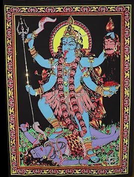 Lungta تستورد قماش قطني ضخم إلهة Kali 43 "X 30" نسيج