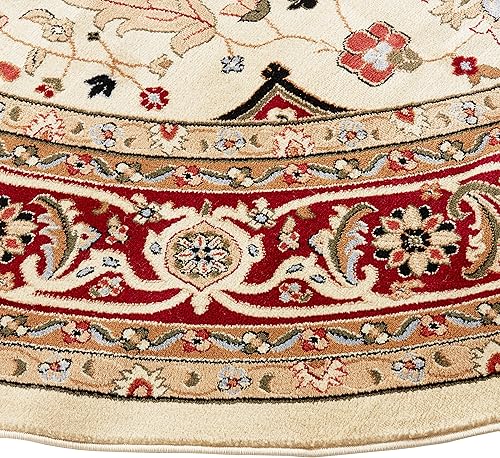 Miniatura 7 de SAFAVIEH Lyndhurst Collection LNH330R - Alfombra decorativa de estilo tradicional oriental que no desprende pelusa, para sala de estar y dormitorio,