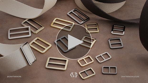 Amazon.com: CRAFTMEMORE 1/2 Inch Slide Buckle Bag Belt Strap