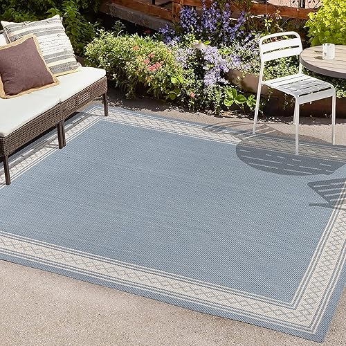 Miniatura 1 de JONATHAN Y SMB207C-3 Lucia Classic Diamond Border - Alfombra para interiores y exteriores, granja, tradicional, sólida, fácil limpieza, dormitorio,