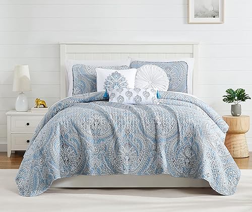 Miniatura 4 de Southshore Fine Living, Inc. Juego de ropa de cama de 6 piezas de gran tamaño, ligero, suave, incluye edredón reversible King, 2 fundas a juego,