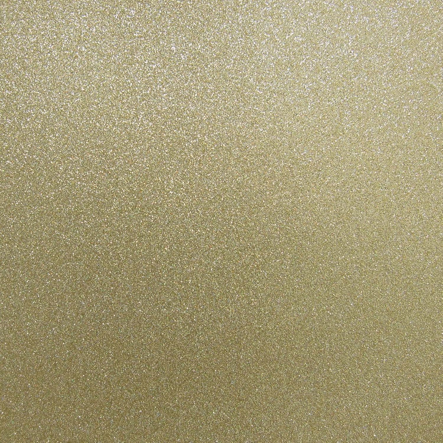 Best Creation 12-Inch by 12-Inch Glitter Cardstock, Gold Leaf