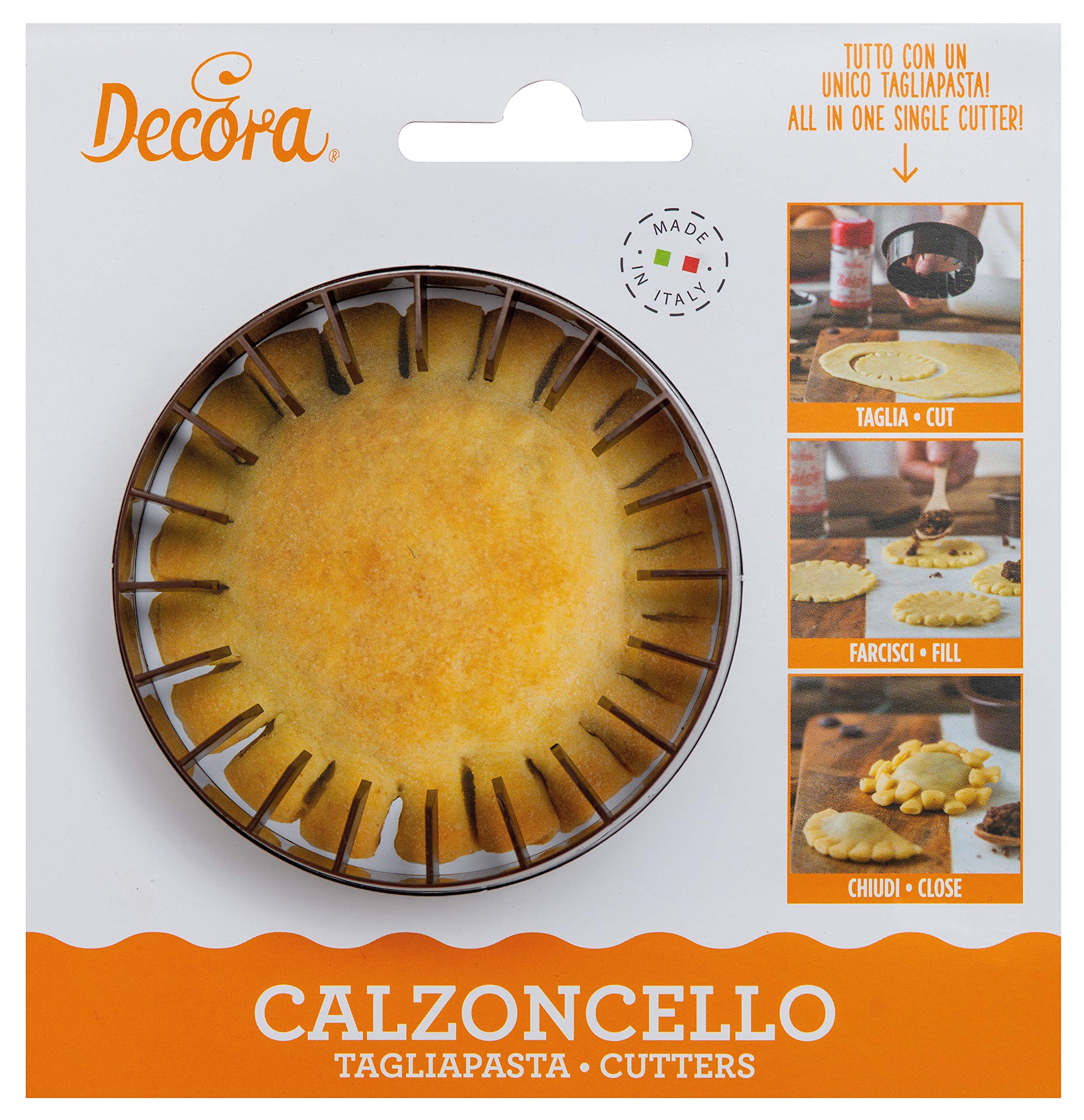 Decora 0255086 Tagliapasta Calzoncello In Plastica, Perfetto per Creare Decorazioni in Pasta di Zucchero o di Gomma, Made in Italy, Design originale. Confezione da 1 pezzo.