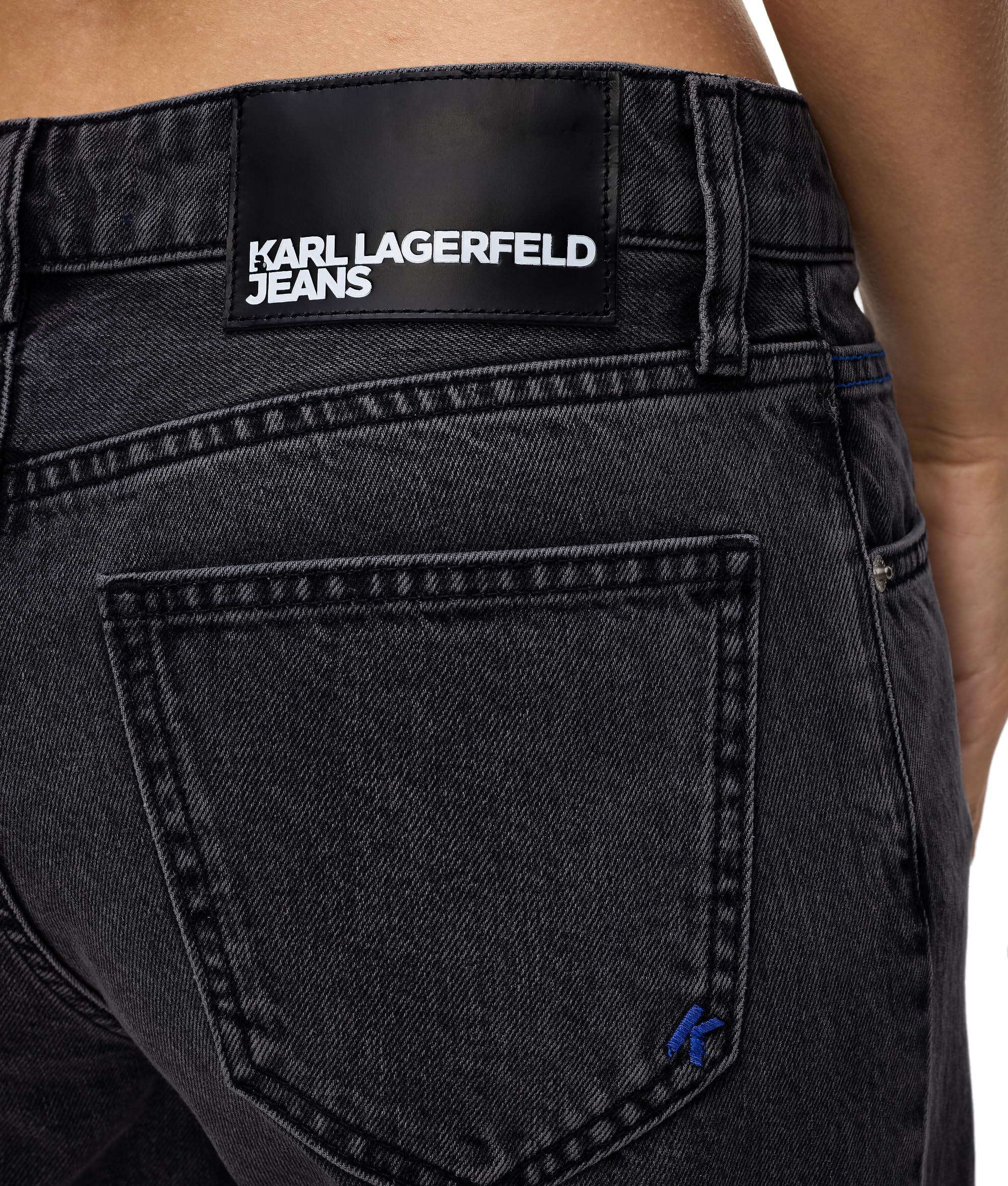 Karl Lagerfeld Jeans, Damskie, Lr Wide Leg Denim, Szerokie Nogawki