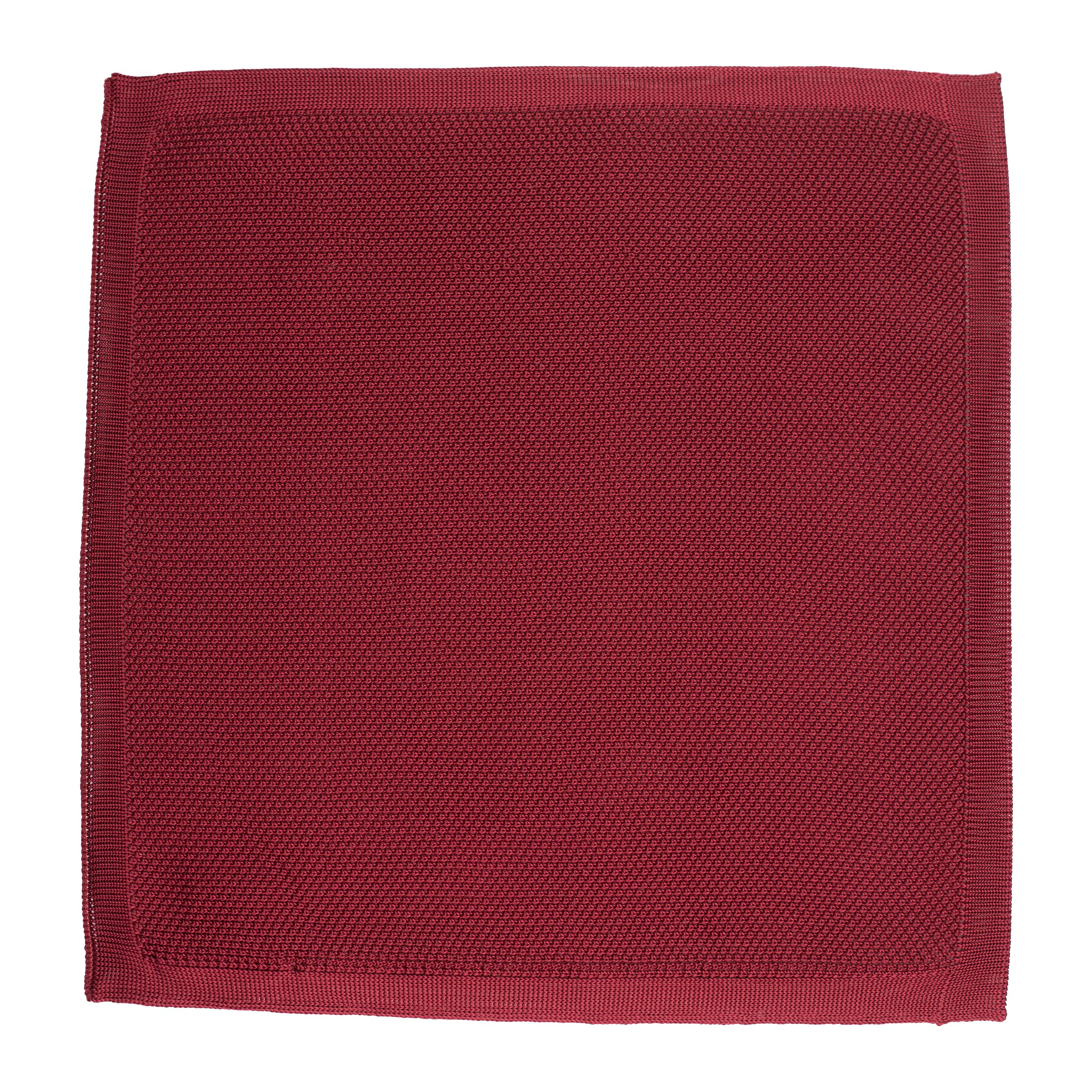 the tie hub Solid Knitted Pocket Square For Men-picture-26