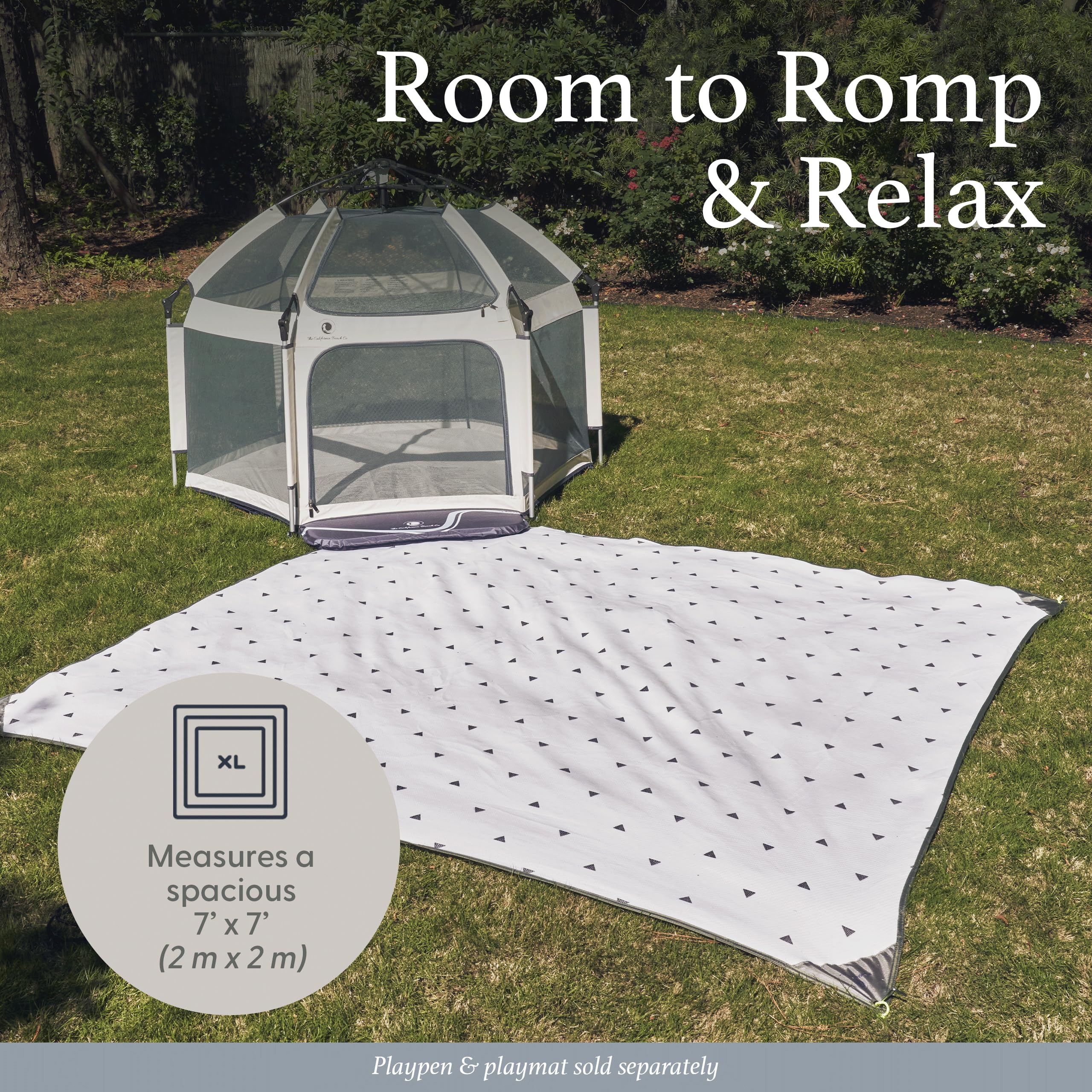 Pop'N GO Coperta da spiaggia grande, 17 x 17 m, morbida coperta da esterno o tappetino da spiaggia con sabbia e paletti da terra, borsa da viaggio tappetino da picnic telo mare oversize