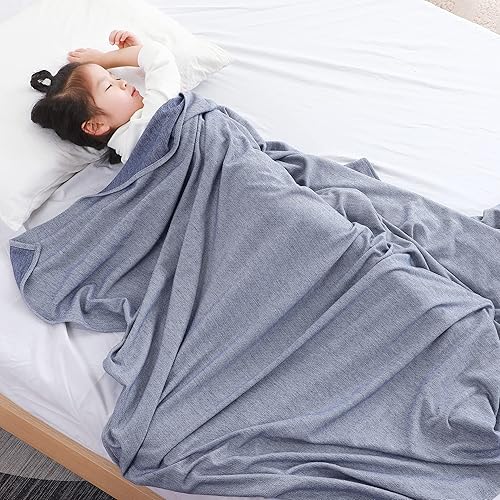 Miniatura 3 de PuTian Mantas de mezcla de lana merina, ligeras, ultrasuaves, cálidas, 59 x 87 pulgadas, ideales para cama, sofá, viajes, automóvil, campamento,