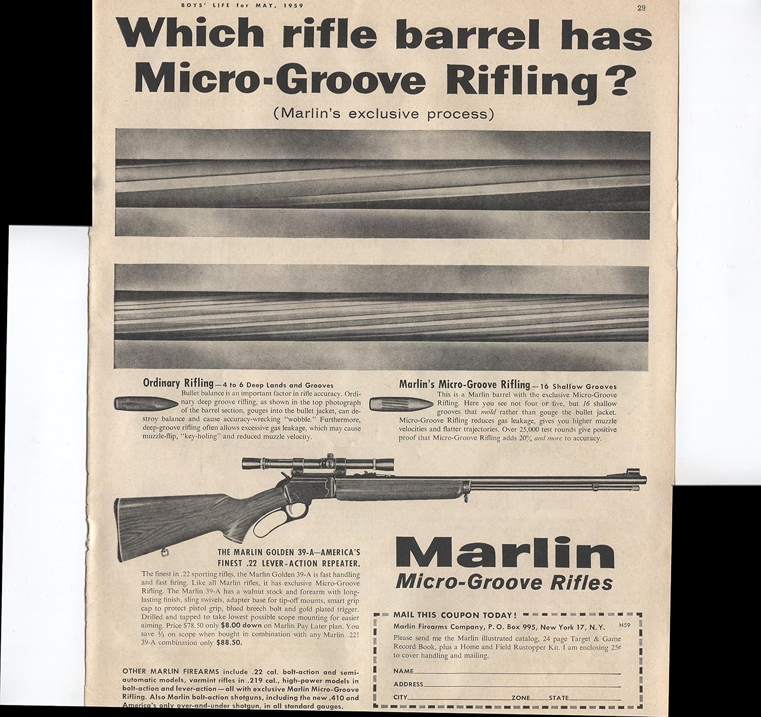 Marlin MicroGroove Rifles Which Rifle Barrel Has Micro