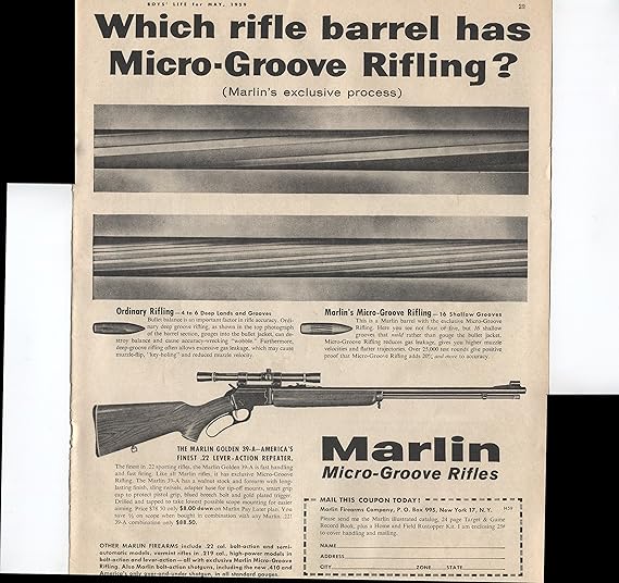 Amazon.com : Marlin Micro-Groove Rifles Which Rifle Barrel Has Micro ...