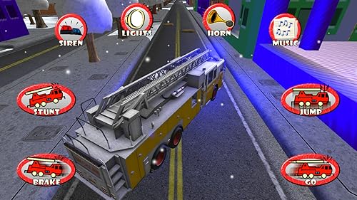 image for Coded Velocity, Inc. Fire Truck Race & Rescue! Toy Car Game For Toddle