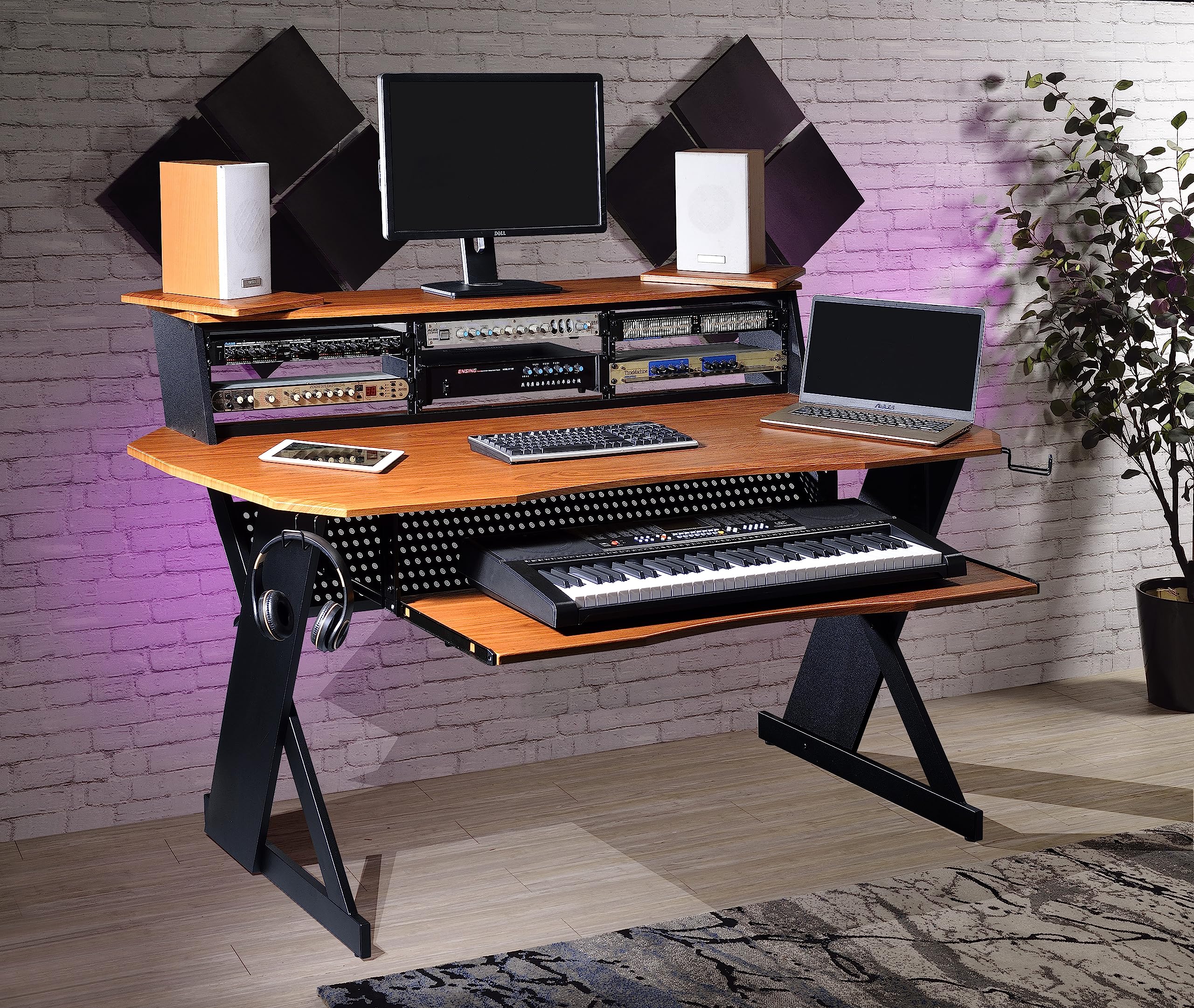Amazon.com: Musiea EX100 Series Music Studio Desk Workstation with