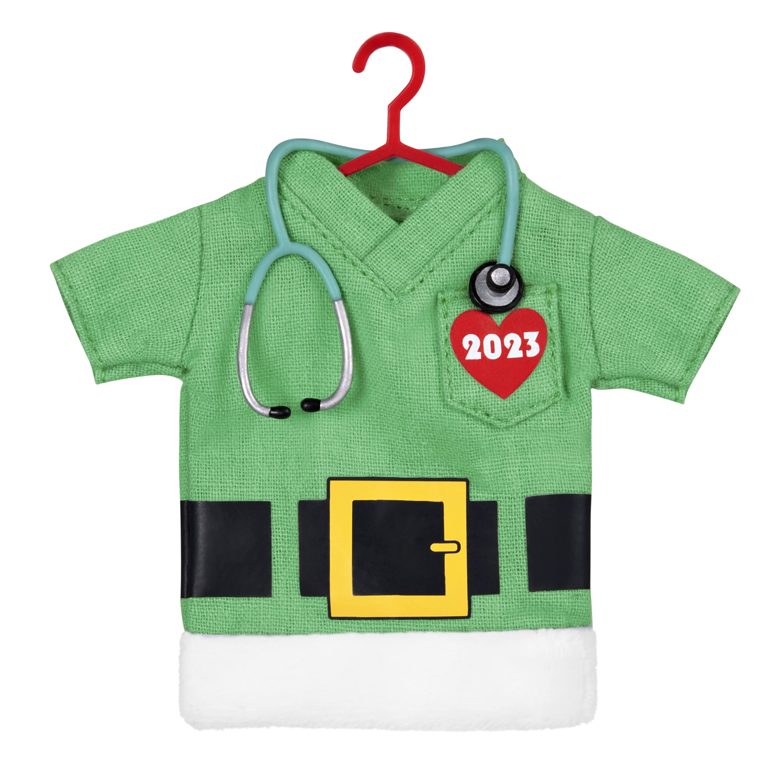 Hallmark Keepsake Christmas Ornament 2023, The Gift of Caring, Fabric Scrubs Ornament, Gifts for Doctors, Nurses