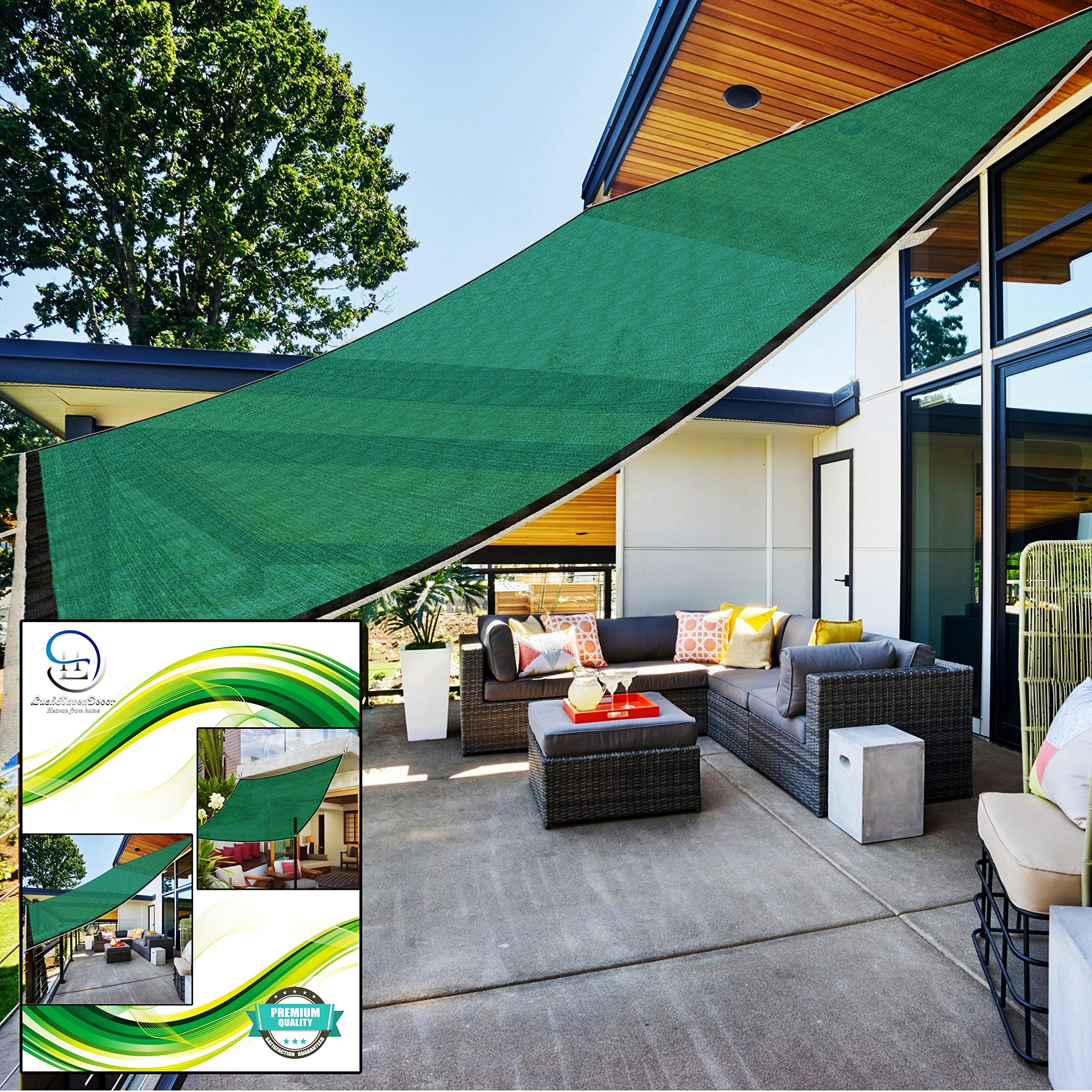 Sponsored Ad - Garden Shade Green Net 90% (10x6 ft) for Garden/Home/Lawn/Shade/Netting/Sports 10 X 6 Green