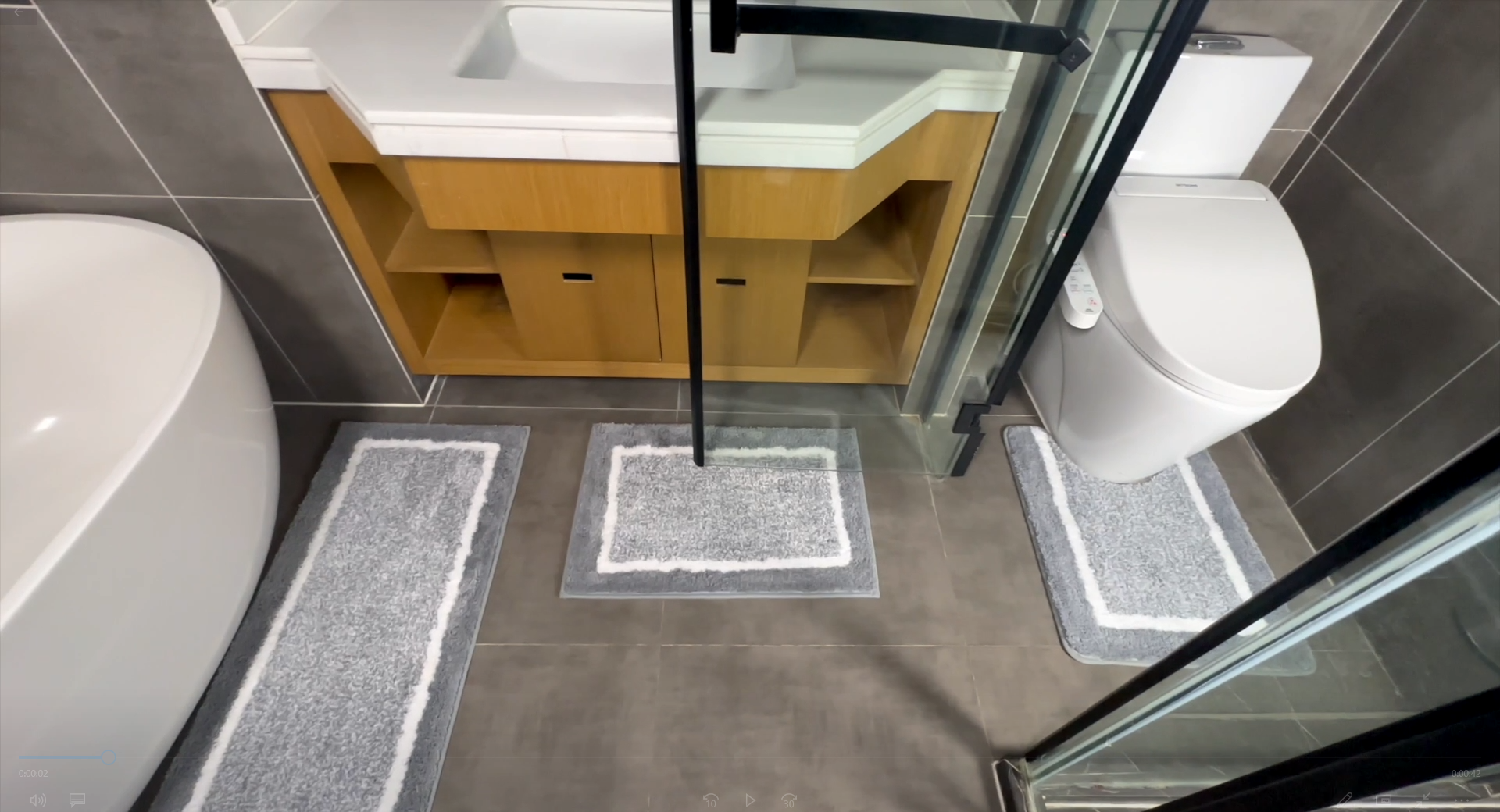 Amazon.com: Pauwer Bathroom Rug Set 3 Piece, Non-Slip Absorbent