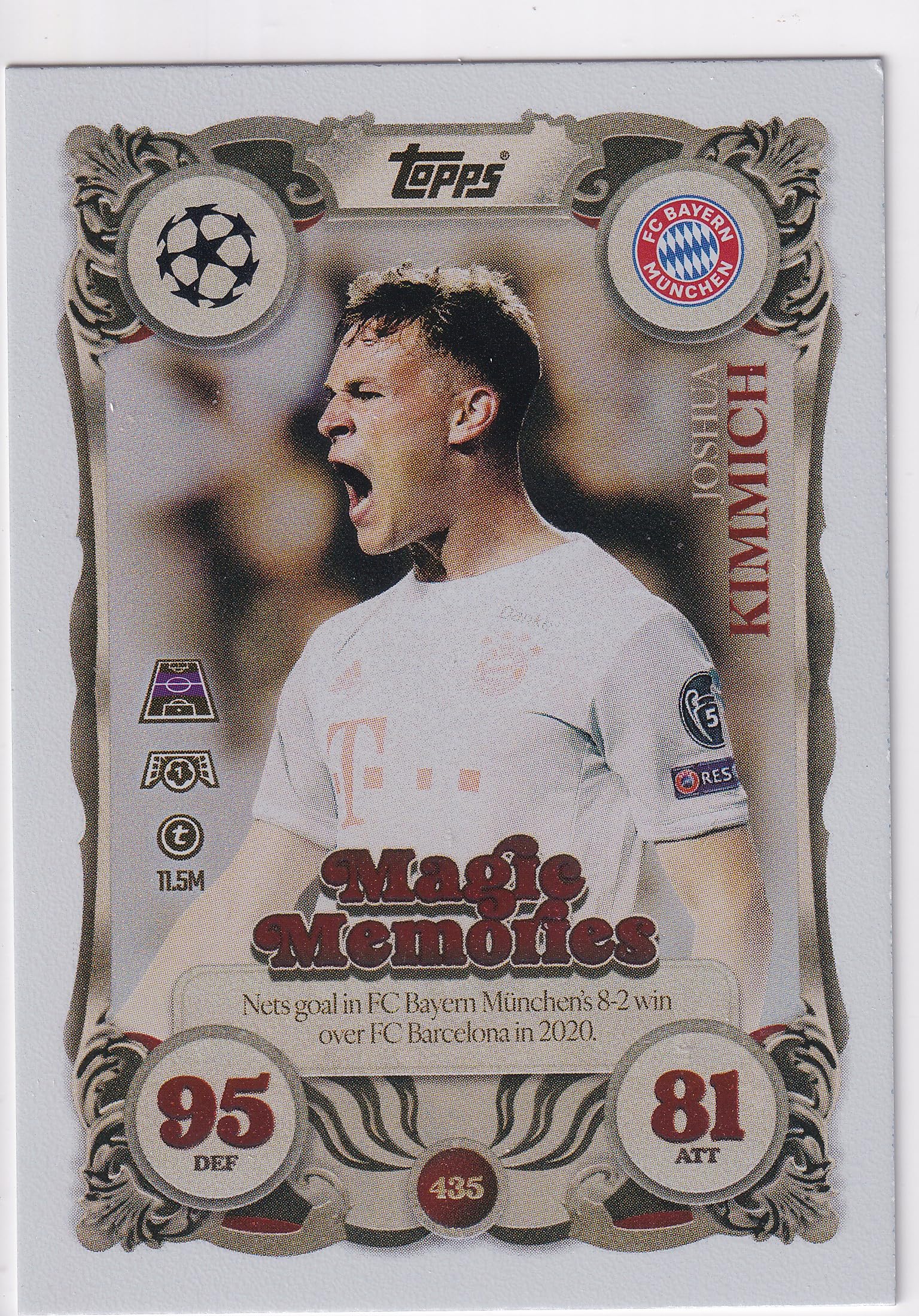Match Attax 2025 2026 Magic Memories Trading Card(s) You Select (Joshua Kimmich 435)