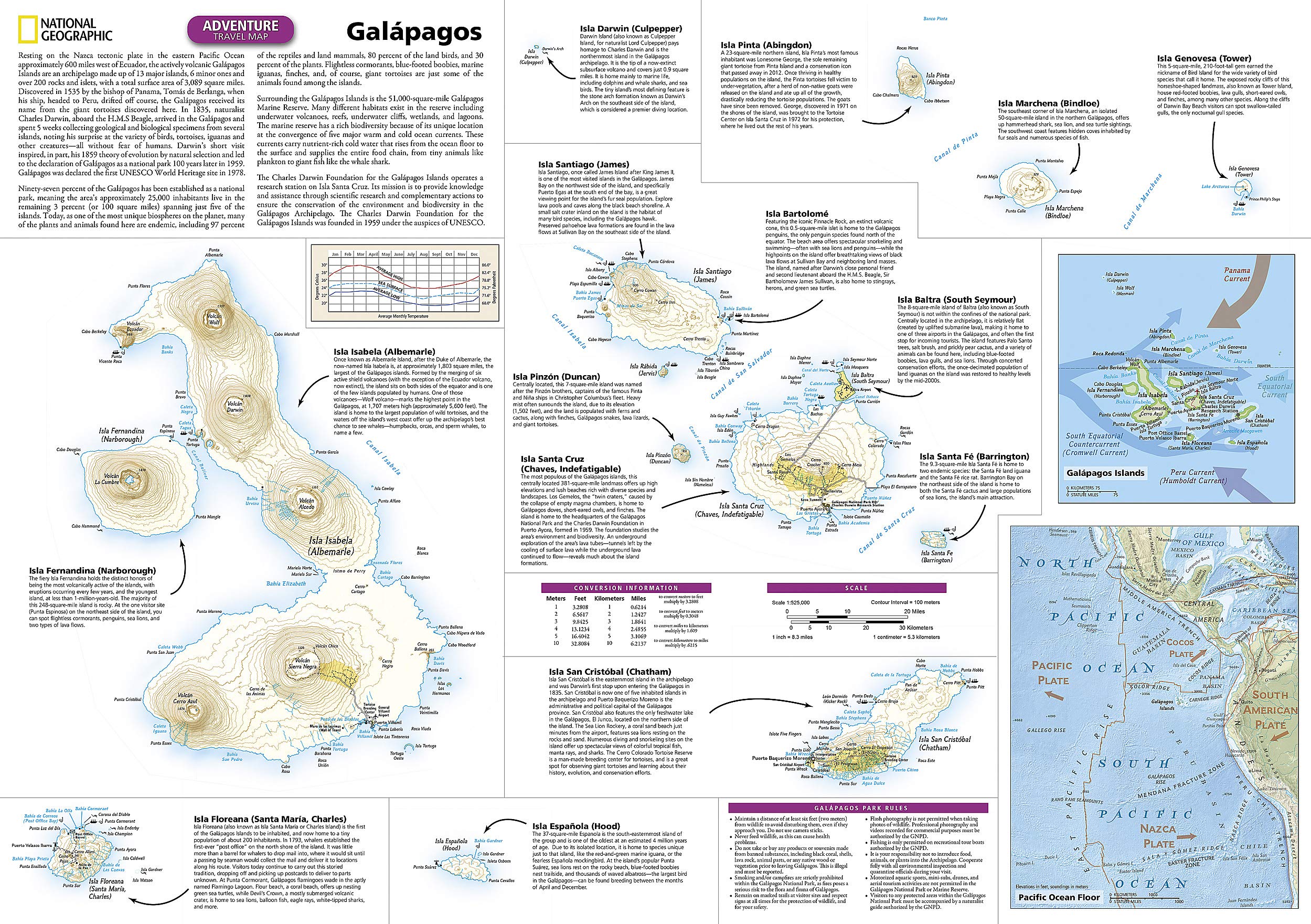 Galapagos Map (National Geographic Adventure Map, 3408) - Image 5