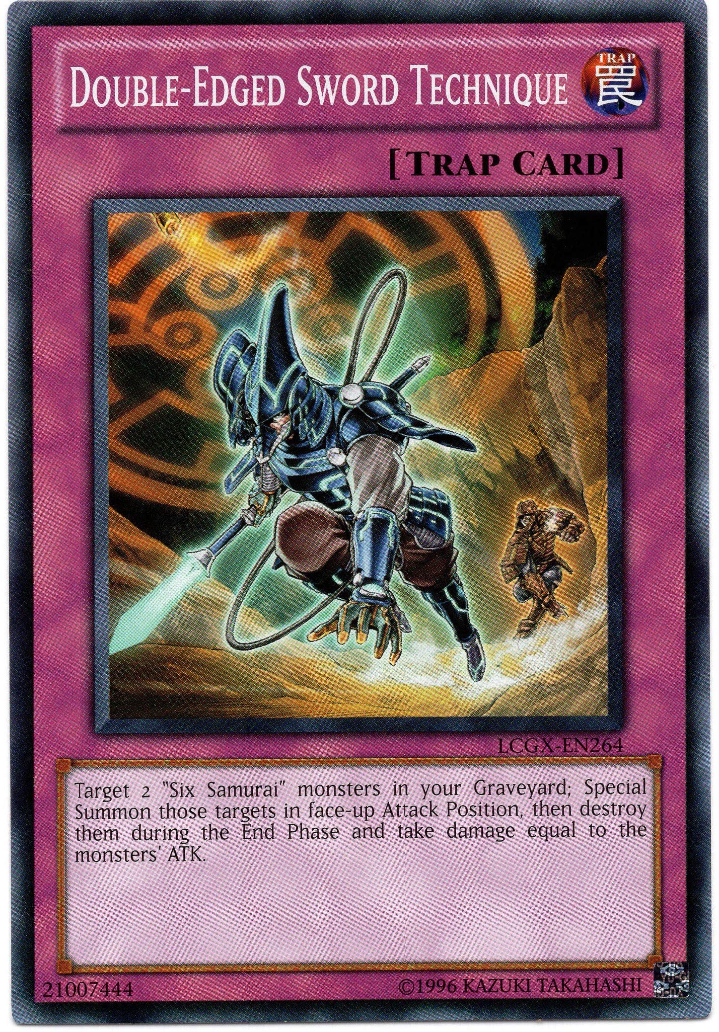Amazon.com: YU-GI-OH! - Double-Edged Sword Technique (LCGX-EN264