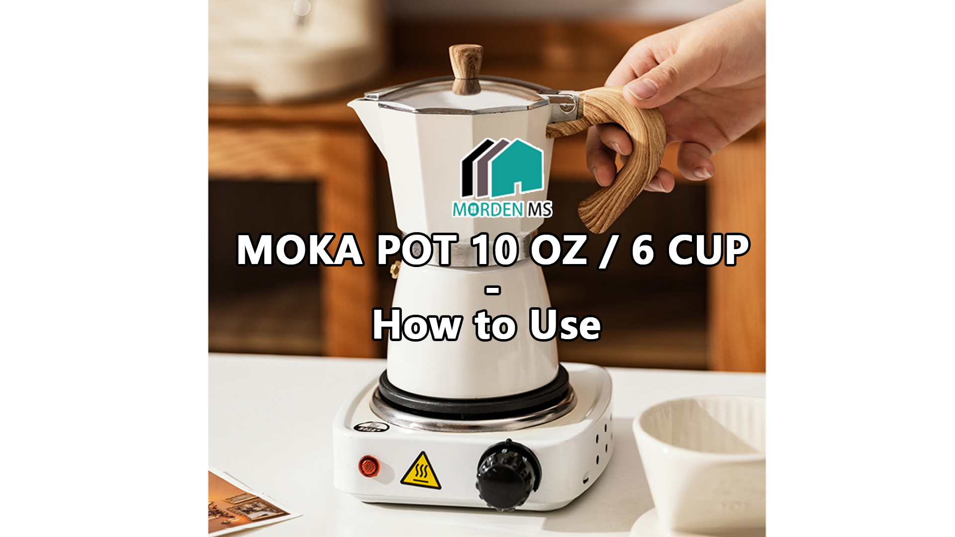 Amazon.com: MORDEN MS Moka Pot, Stovetop Espresso Maker 6 Cup/10