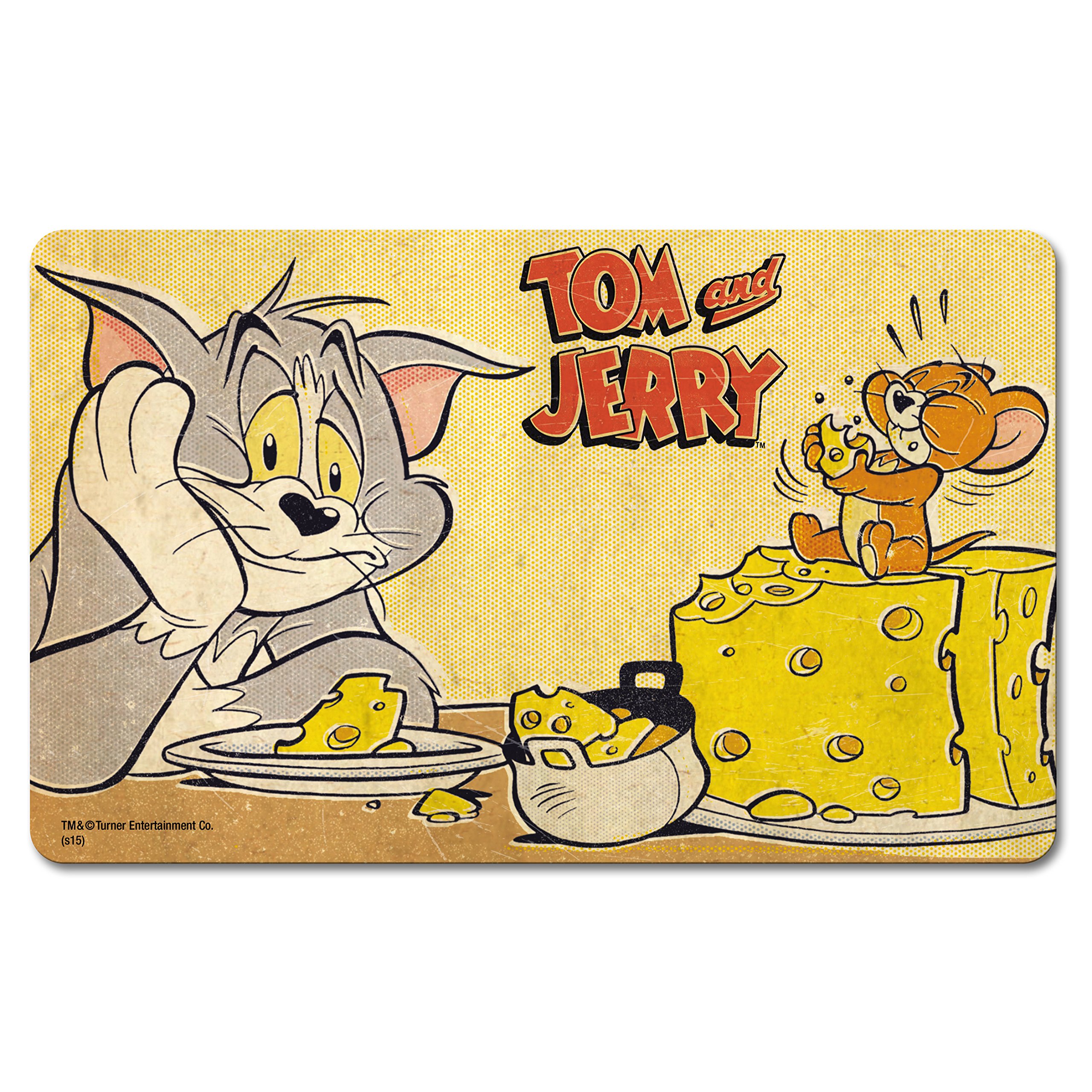 Logoshirt® Tom & Jerry I Cheese I Breakfast Board I Chopping Board I 23x14cm I Dishwasher Safe & Heat Resistant I Licensed Original Design