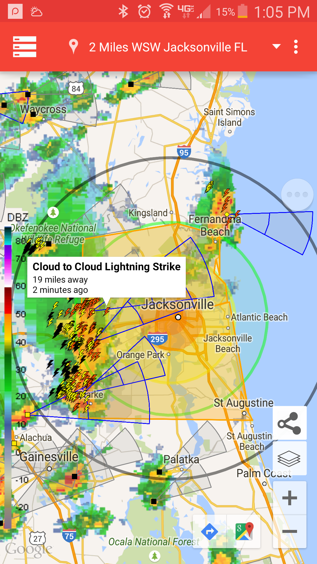 Top 56+ imagen lightning radar map abzlocal fi