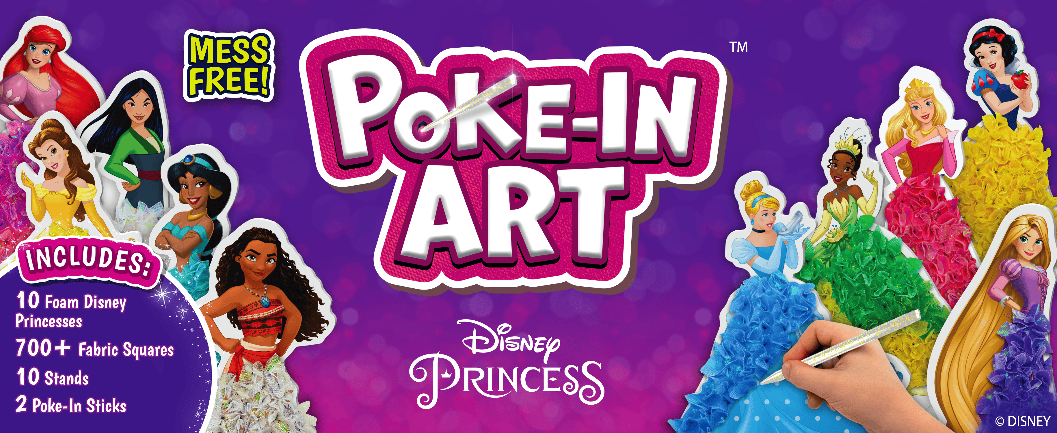 Amazon.com: Skillmatics Poke-in Art - Disney Princesses, Mess-Free