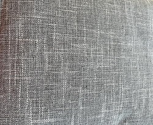 OctoRose Tapicería con cremallera lateral de 3 tamaños individual, funda de lino grueso para futón plateado, funda de colchón para sofá cama (lino