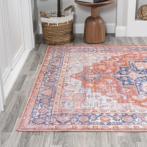 Miniatura 9 de JONATHAN Y WSH109A-5 Maris - Alfombra de área de transición bohemia para interiores, lavable a máquina, alto tráfico, cocina, sala de estar, patio