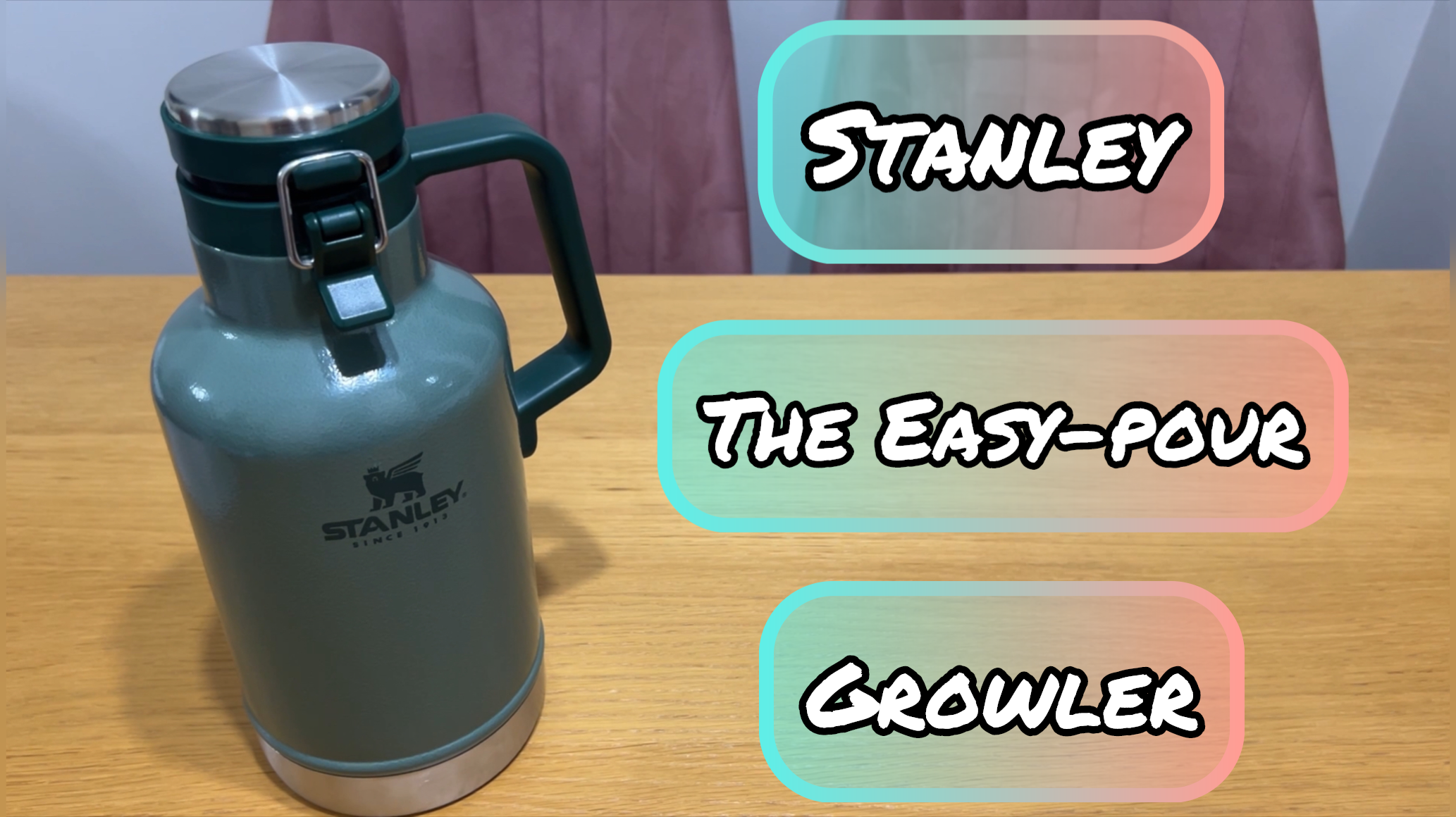 Watch Stanley Classic Easy-Pour 64oz Growler on Amazon Live