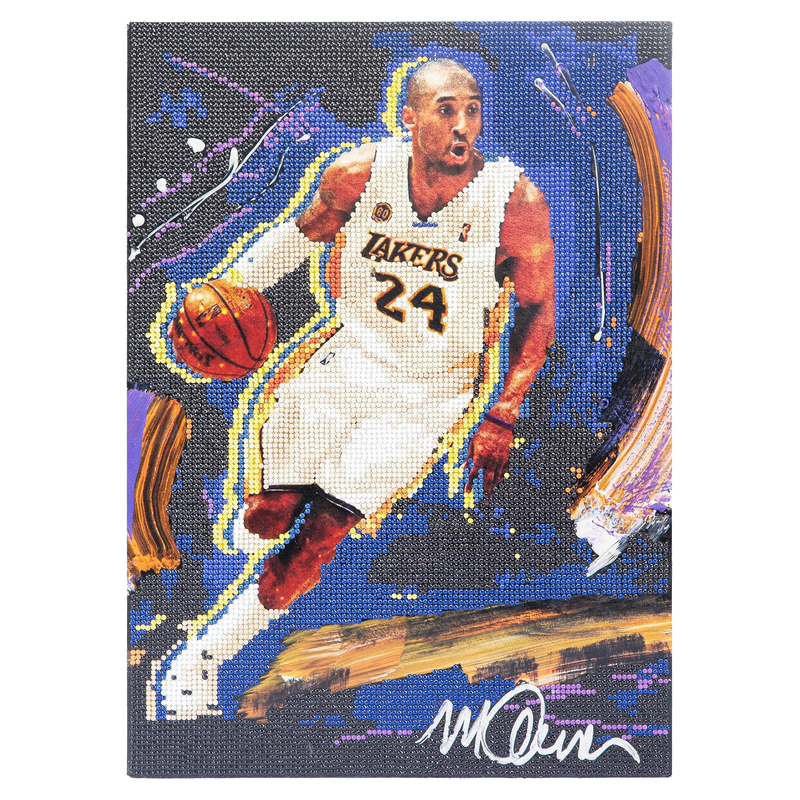 DIAMANTINY Level Up - PLUS Celebrities I - Attività Crystal Art, Diamond Painting Kit, crea il mosaico Kobe