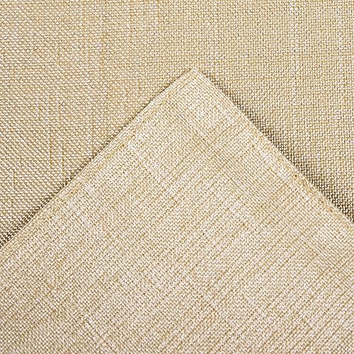 Miniatura 7 de Juego de 4 manteles individuales de lino para mesa de comedor, lavables, 13 x 19 pulgadas, lino claro