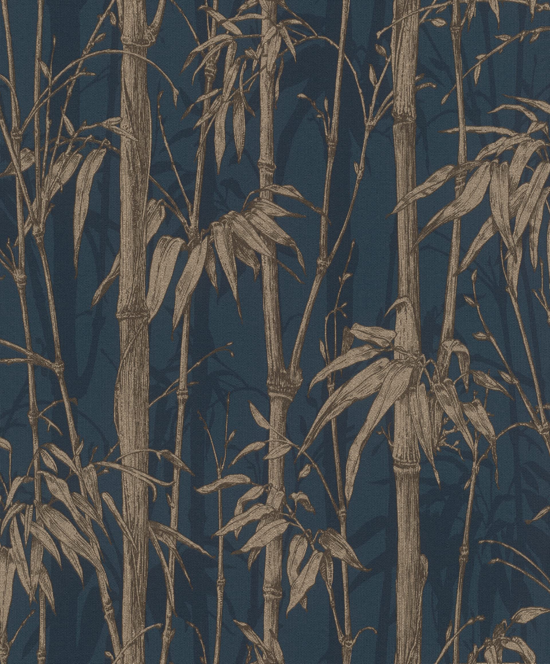 Rasch Blue Paperhangings Non Woven Wallpaper (Botanical) Golden 10,05 M X 0,53 M Florentine Iii 484892