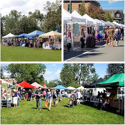 Miniatura 9 de Instahibit Toldo de repuesto superior de 10 x 10 pulgadas, cubierta superior para tienda de campaña con protección UV30+ para patio al aire libre,