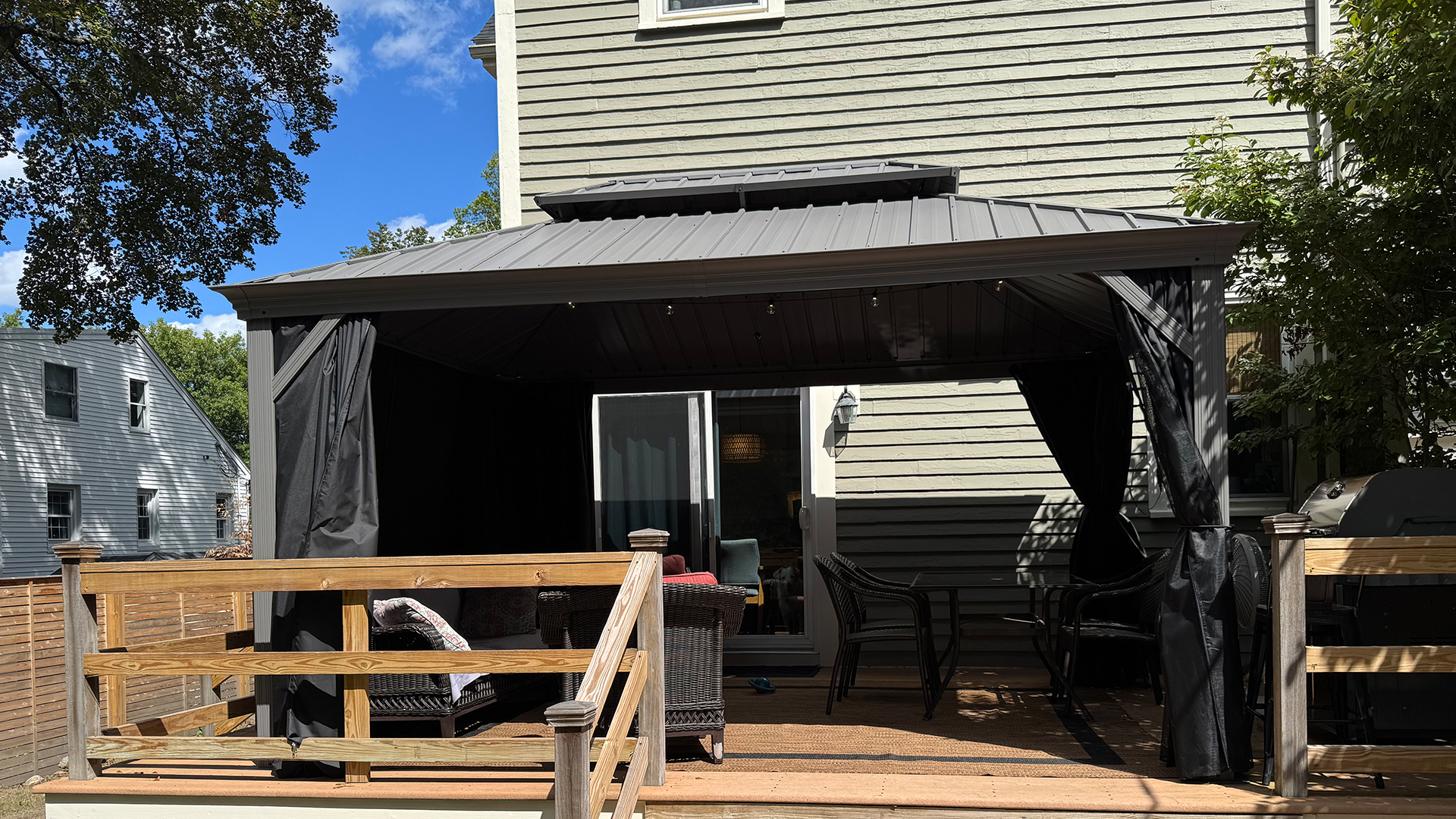 Amazon.com : PURPLE LEAF 10' x 12' Hardtop Aluminum Gazebo with