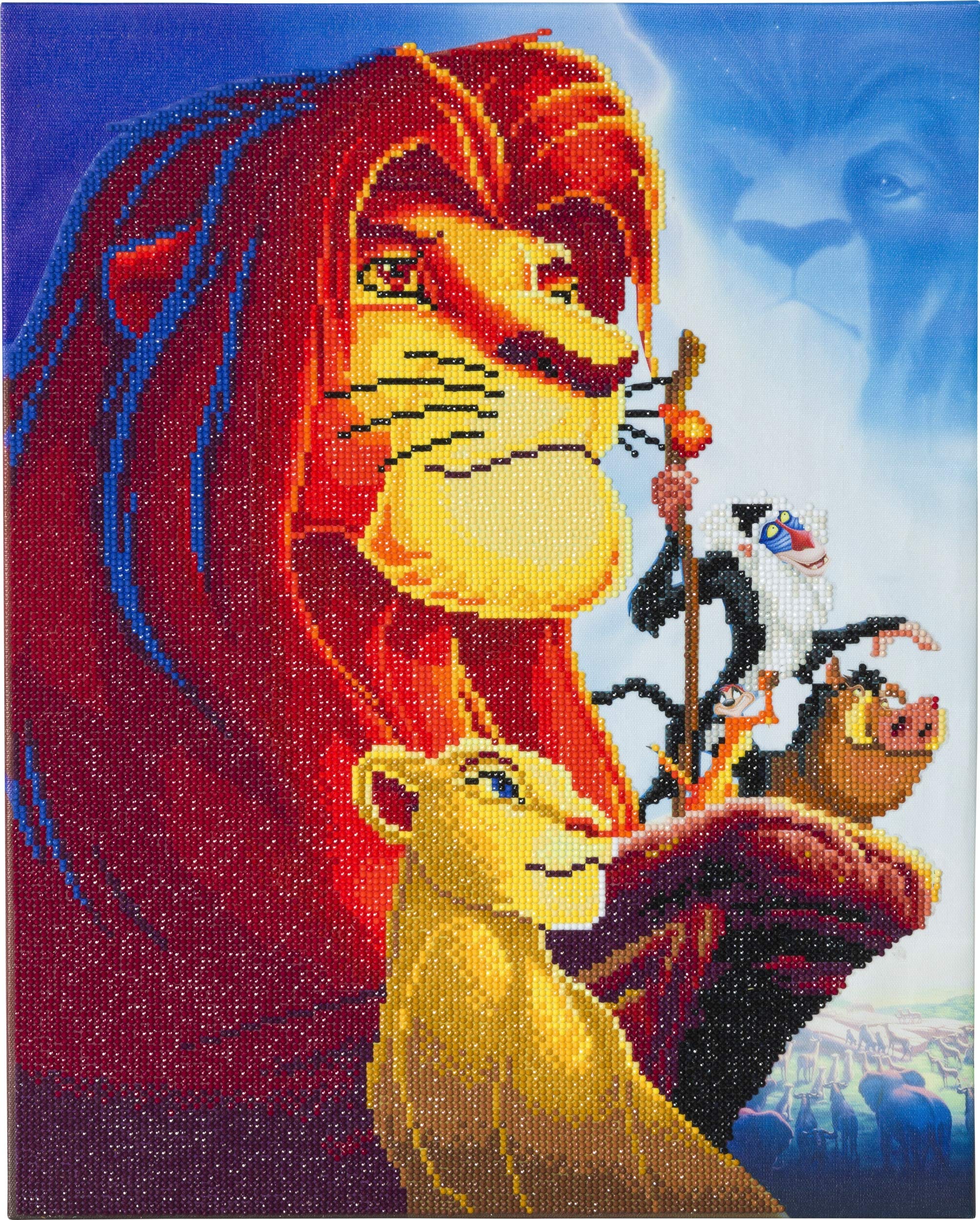 The Lion King Medley, 40x50cm Crystal Art Kit