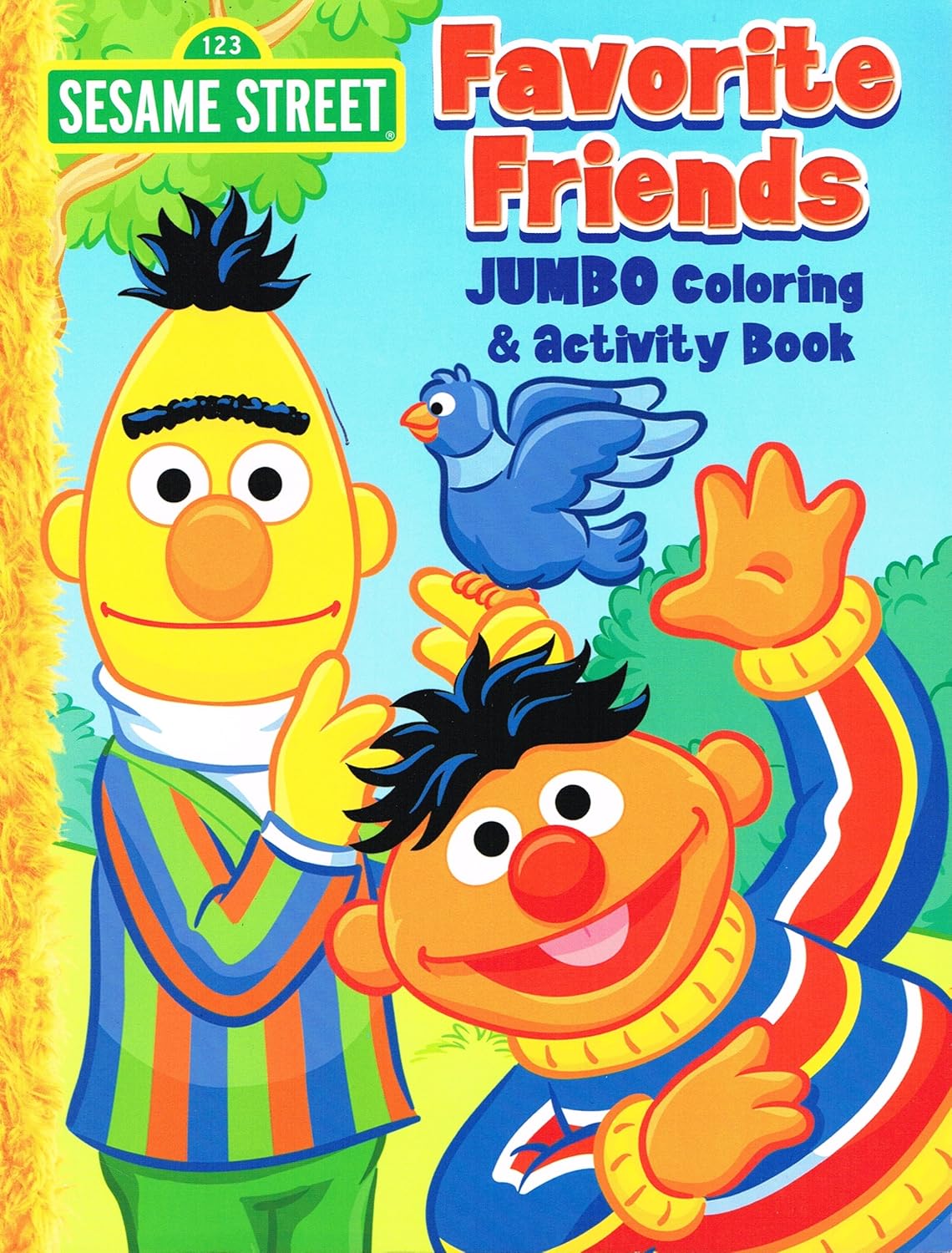 Sesame Street Jumbo Coloring & Activity Book ~ Favorite Friends: Sesame ...