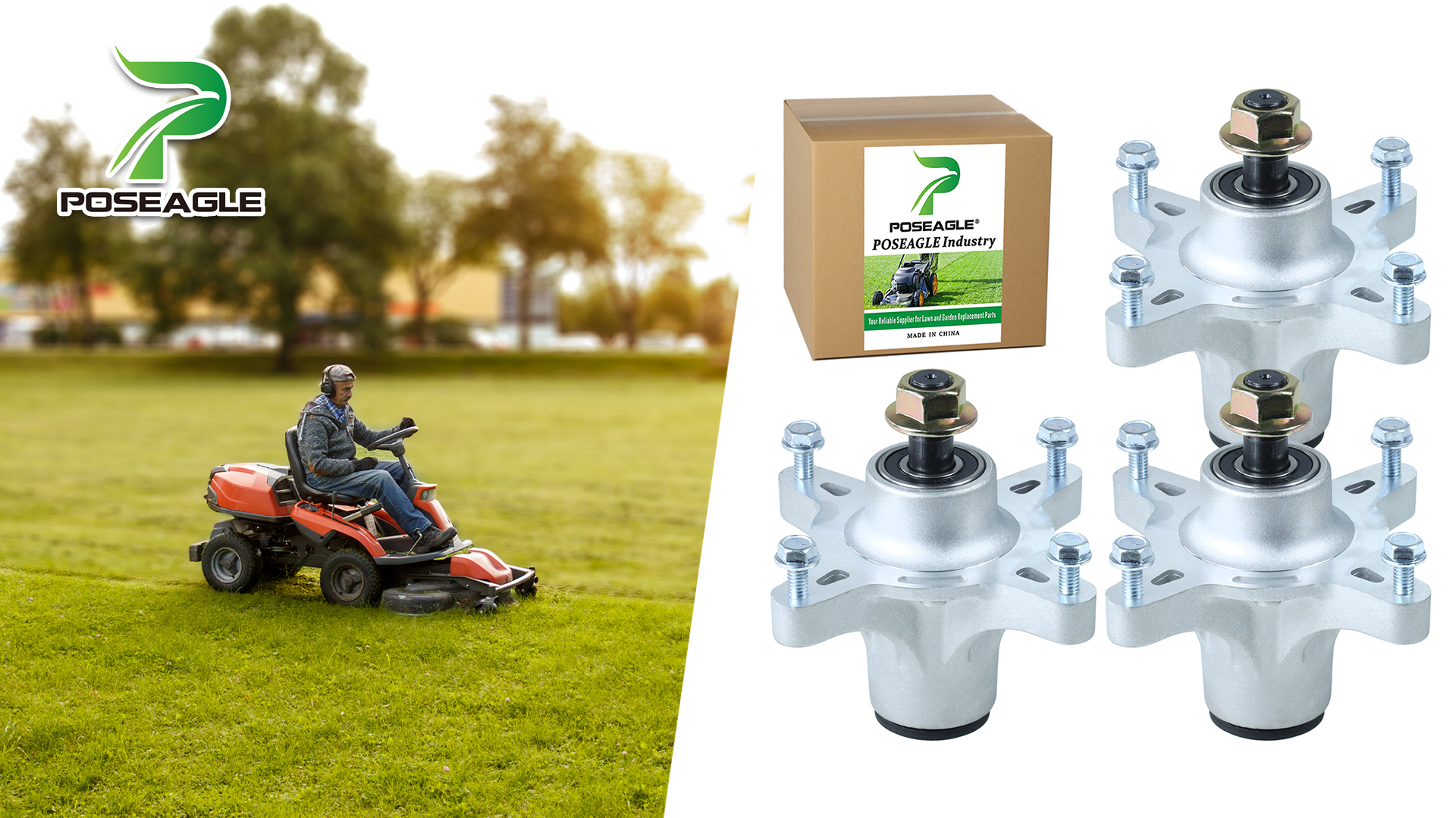 Amazon.com : POSEAGLE 3 Pcs 121-0751 Spindle Assembly for Toro
