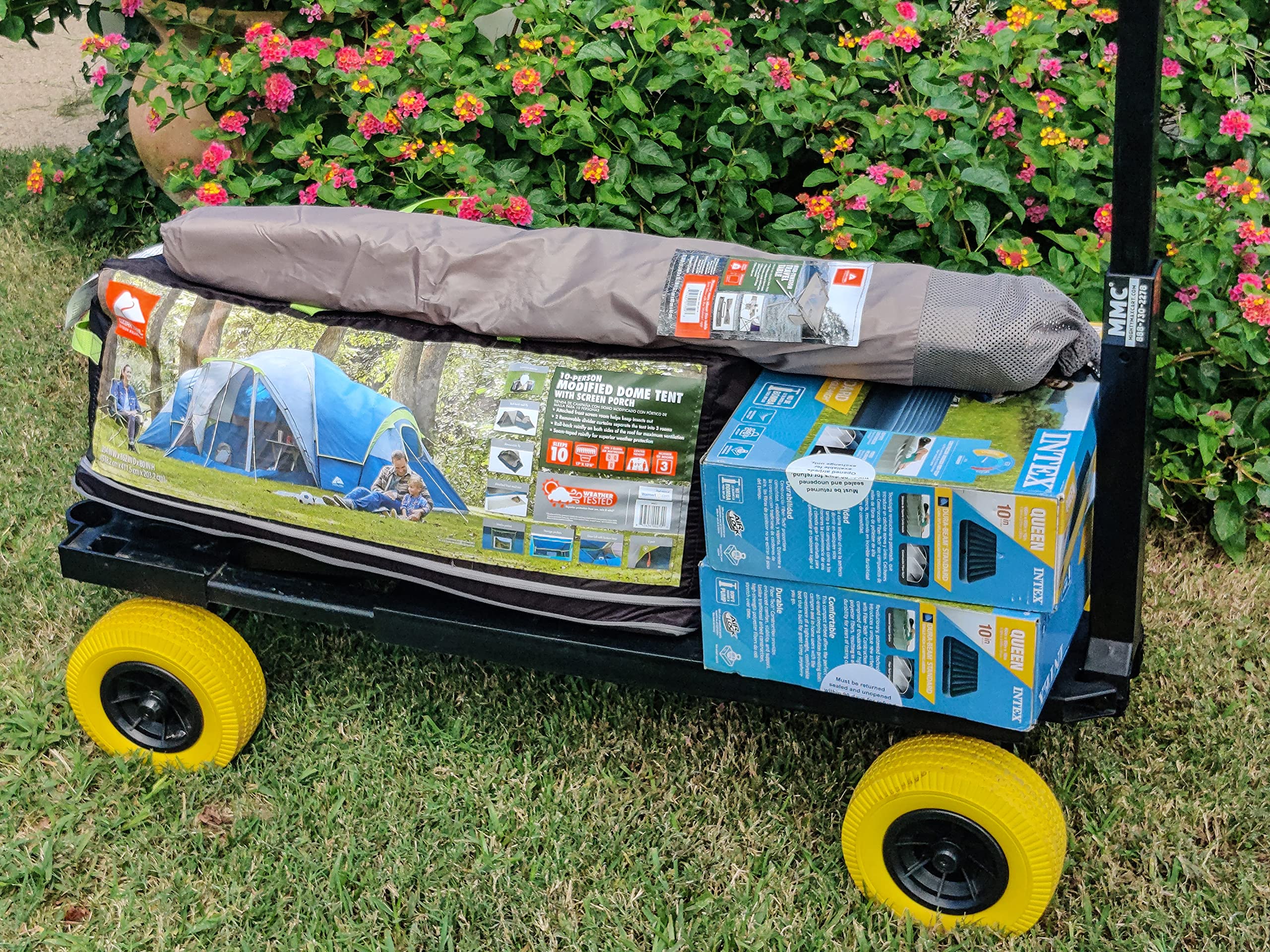 Mighty Max Cart Ice Chest Dolly, Cooler Caddy Wheels AllTerrain