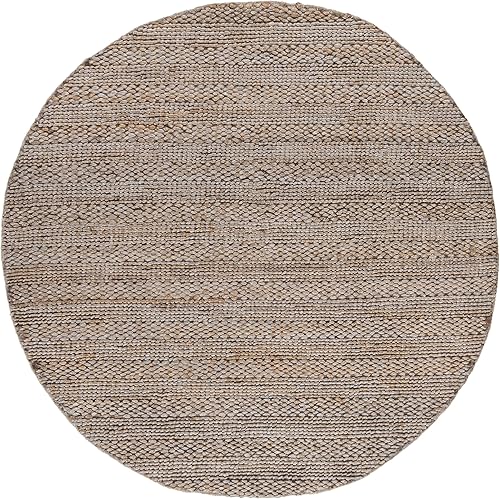 Vista 36 de SAFAVIEH Natural Fiber Collection - Alfombra decorativa de 2 x 3 pies, color lejía, tejido trenzado hecho a mano, ideal para zonas de alto tráfico