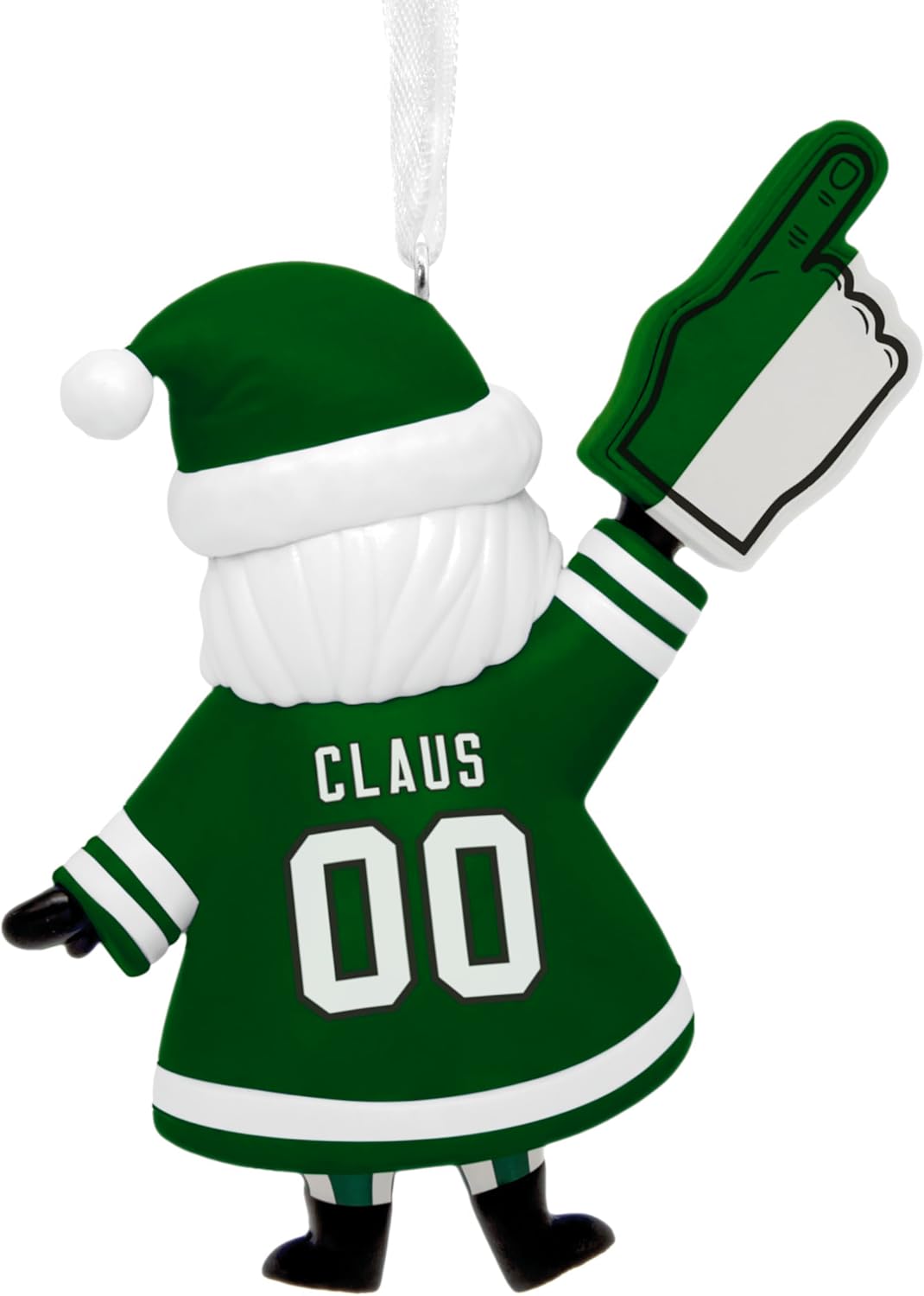 Hallmark Christmas Ornament, NFL New York Jets Santa Fan Ornament, Gifts for Sports Fans