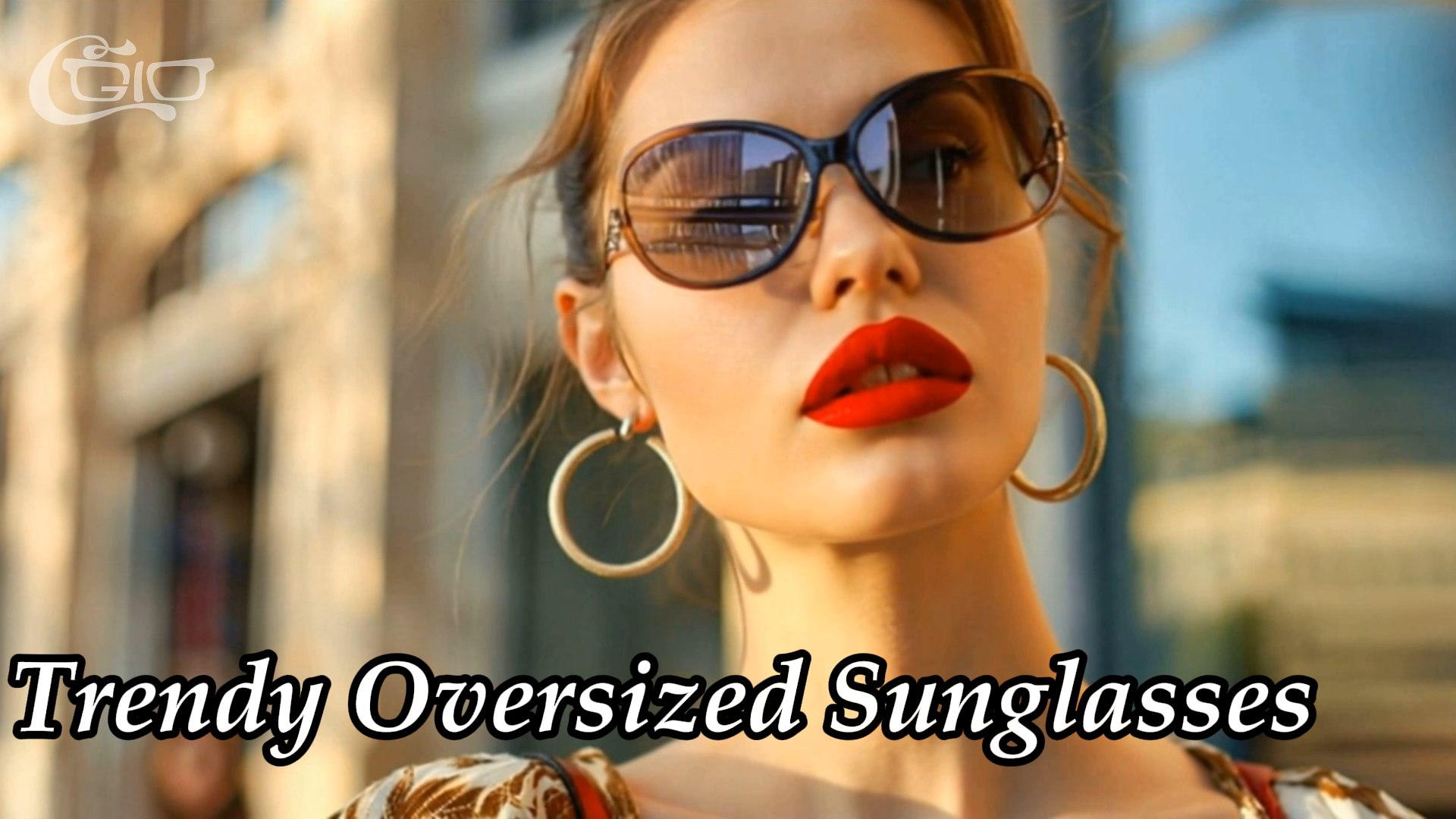 CGID Trendy Oversized Sunglasses Womens Ladies Polarized Retro